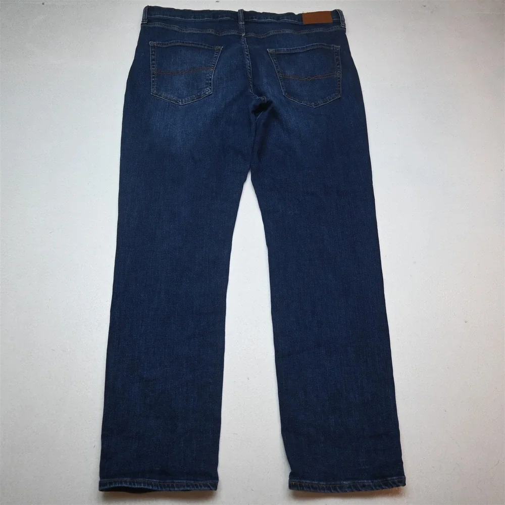 Lucky Brand‎ 38x34 Dark Stretch Denim 410 Athletic Straight Mens Jeans